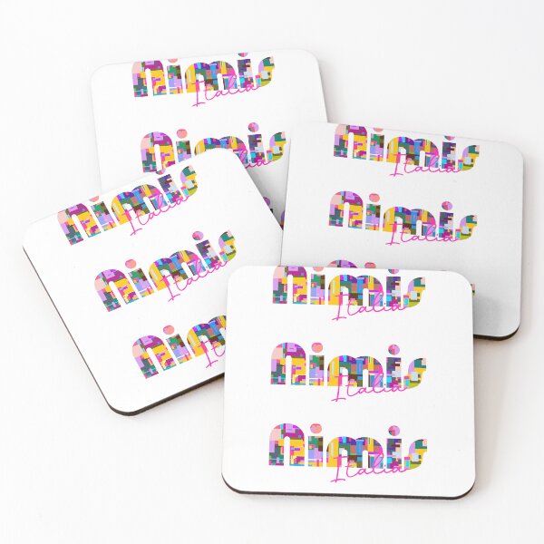 Item preview, Nimis, Gorizia, Italy, Italia, colorful typography design for travellers designed and sold by Wanderful-roads.