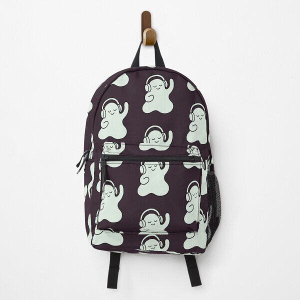Item preview, Cute Vibing Music Ghost With Headphones designed and sold by creativerooney.
