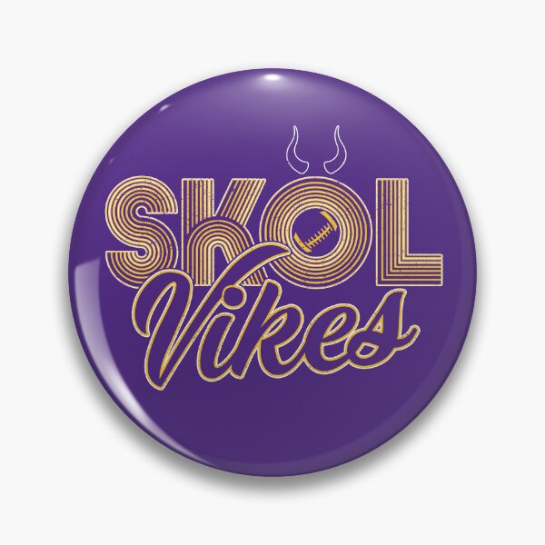 Artikelvorschau, Vintage Skol Vikes Distressed Minnesota Fußball entworfen und verkauft von Floral Vintage.
