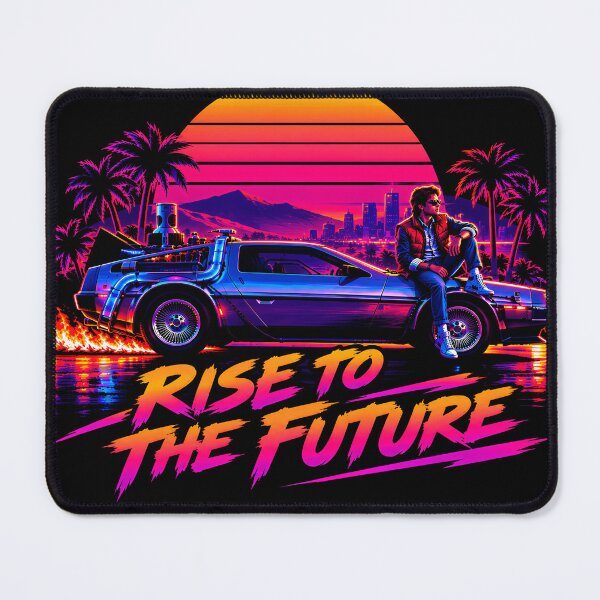 Item preview, Rise to the Future - 80s Synthwave Retro designed and sold by 80stuff.