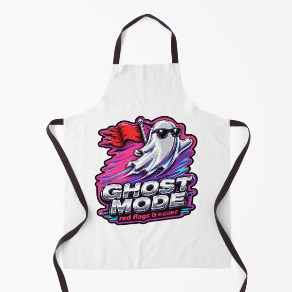 Item preview, ghost mode -red flag blocked  designed and sold by VYRON STUDIO.