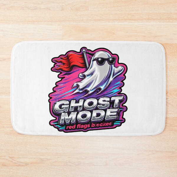 Item preview, ghost mode -red flag blocked  designed and sold by VYRON STUDIO.