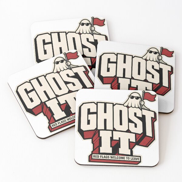 Item preview, ghost the red flag  designed and sold by VYRON STUDIO.