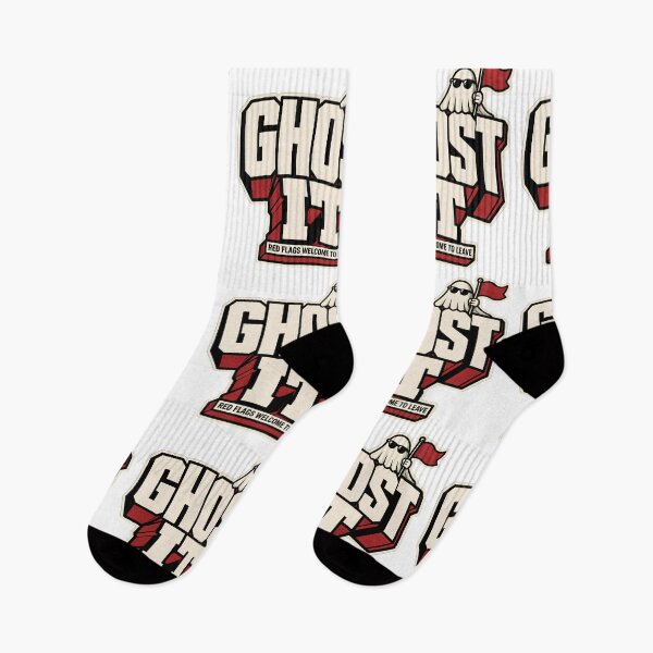 Item preview, ghost the red flag  designed and sold by VYRON STUDIO.