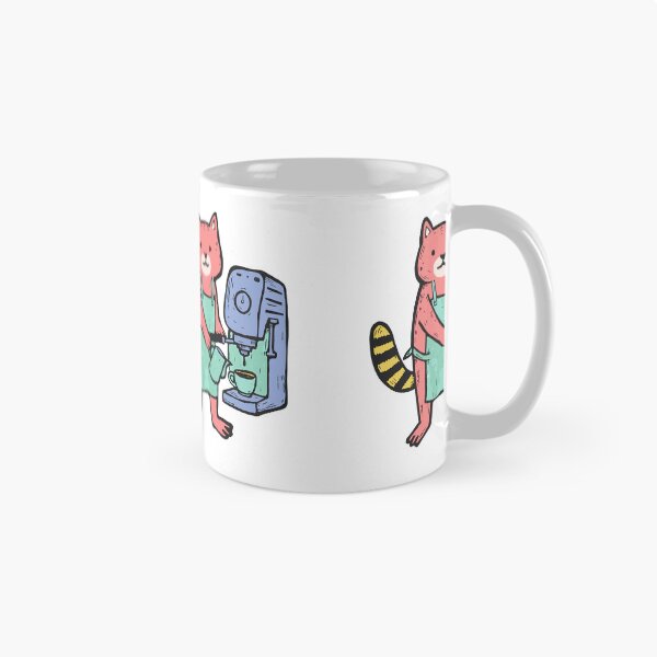 Item preview, Barista Red Panda Pulling a Shot designed and sold by BysonDesigns.