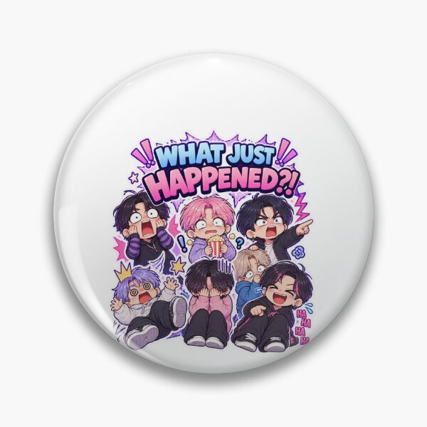 Item preview, Kpop Dramatic Reaction Meme Sticker | BTS Inspired Chibi Anime Sticker | Funny ARMY Gift designed and sold by CutePrintCorner.