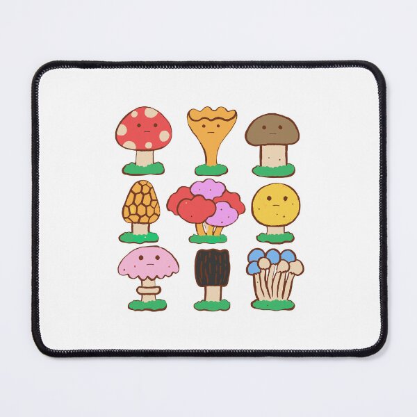 Item preview, Mushroom Sticker Pack - Nine Species With Faces designed and sold by BysonDesigns.