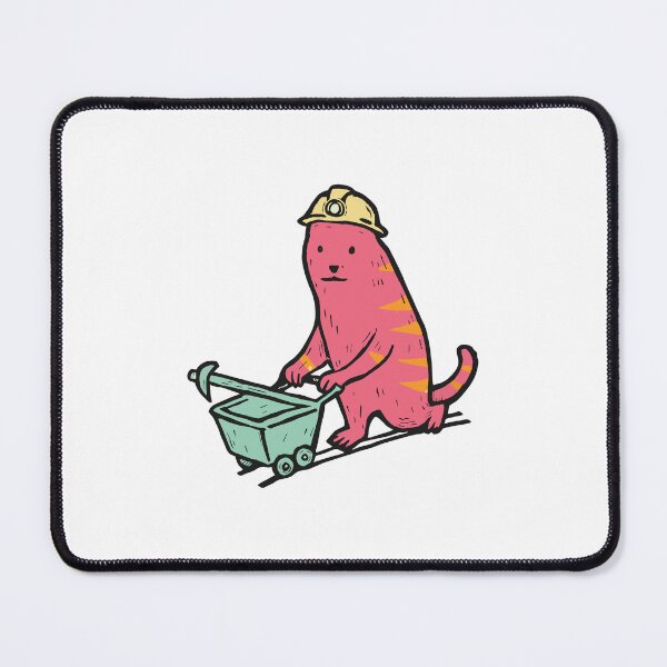 Item preview, Mining Mole Rat with a Cart designed and sold by BysonDesigns.