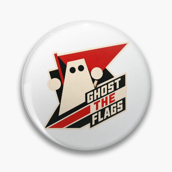 Item preview, ghost the red flag  designed and sold by VYRON STUDIO.