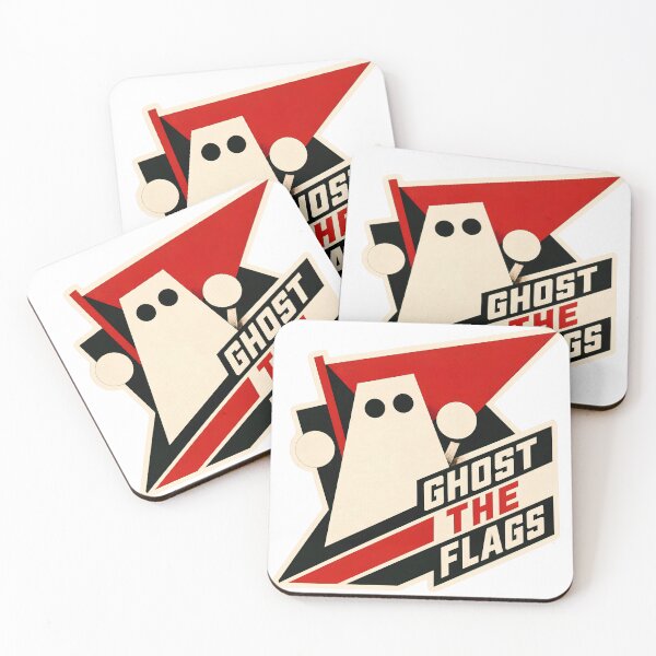 Item preview, ghost the red flag  designed and sold by VYRON STUDIO.