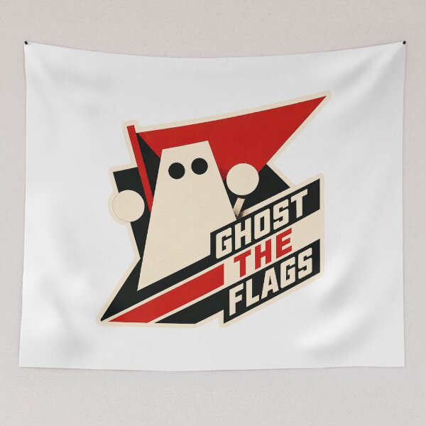 Artikelvorschau, Geist die rote Flagge entworfen und verkauft von VYRON STUDIO.
