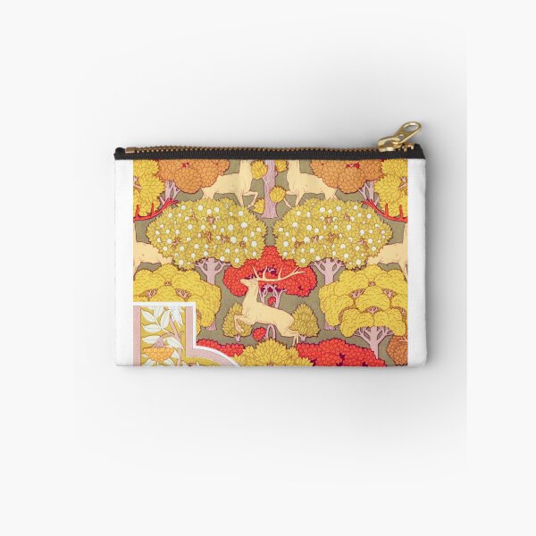 Item preview, Deer and Trees, Wallpaper; Squirrel, Birds and Rowan, Border (1897) by M. P. Verneuil  Art Nouveau designed and sold by VenusArt7.