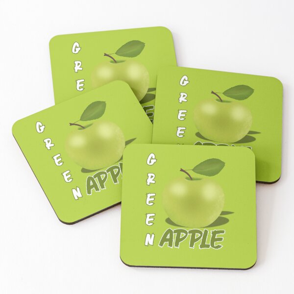 Item preview, Fresh Green apple- Minimalist Botanical fruit artwork  designed and sold by Visualfuse.