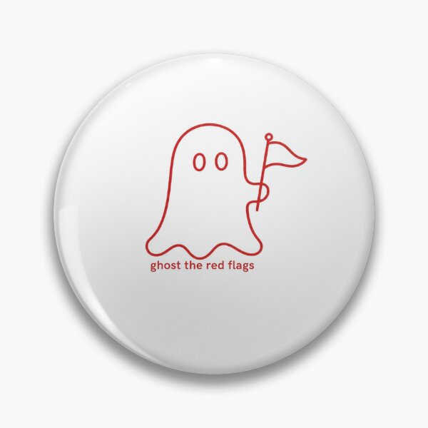 Item preview, ghost the red flag  designed and sold by VYRON STUDIO.