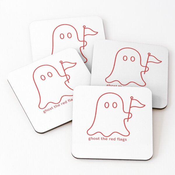Item preview, ghost the red flag  designed and sold by VYRON STUDIO.