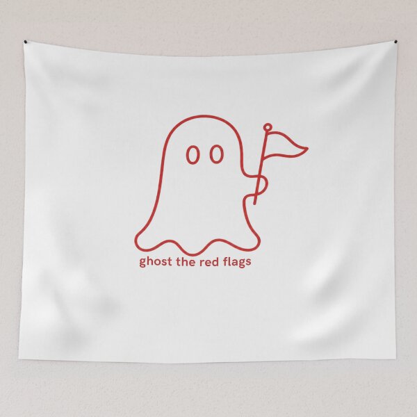 Artikelvorschau, Geist die rote Flagge entworfen und verkauft von VYRON STUDIO.