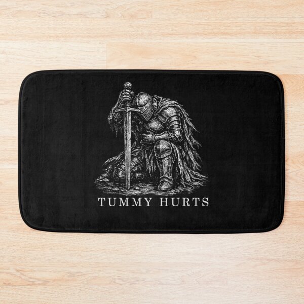 Item preview, Tummy Hurts Funny Medieval Knight designed and sold by charoen-design.