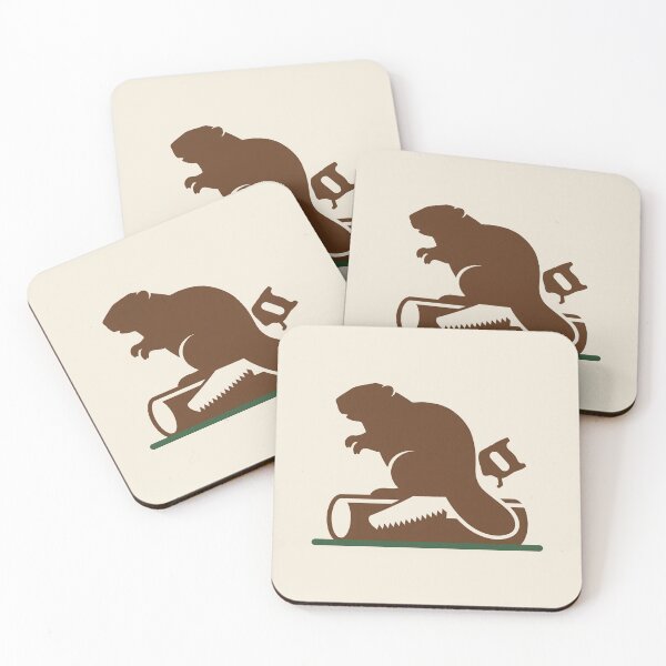 Item preview, Beaver Woodworking Hand Saw Silhouette Woodworker Art designed and sold by SplashTastic.