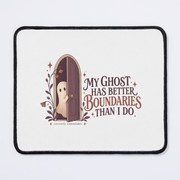 Item preview, My Ghost Has Better Boundaries Than I Do Halloween Tee designed and sold by PhylonBoxx.