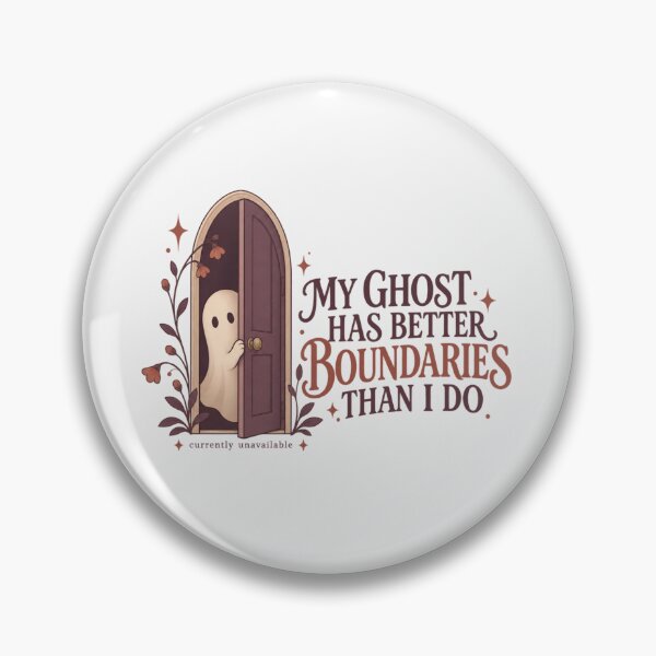 Item preview, My Ghost Has Better Boundaries Than I Do Halloween Tee designed and sold by PhylonBoxx.
