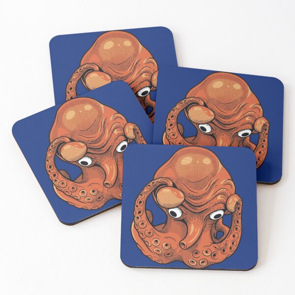 Item preview, Pop Art Orange Octopus Retro Comic Graphic designed and sold by Terry Bain.