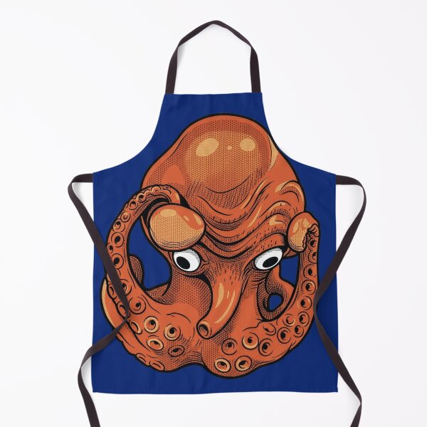 Item preview, Pop Art Orange Octopus Retro Comic Graphic designed and sold by Terry Bain.