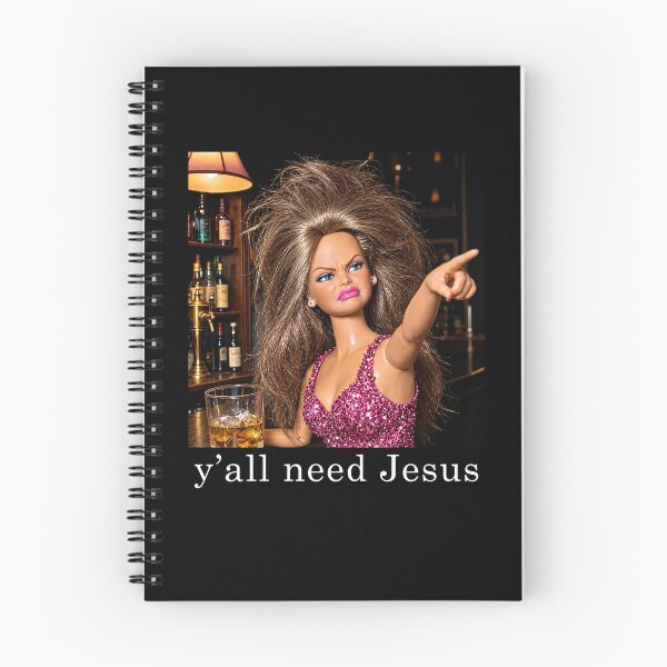 Item preview, Y'all Need Jesus Disgusted Doll Meme Face  designed and sold by charoen-design.