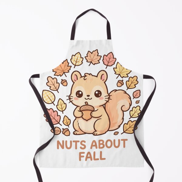 Item preview, Nuts About Fall - Cute Squirrel Autumn Pun designed and sold by Visual Dept..