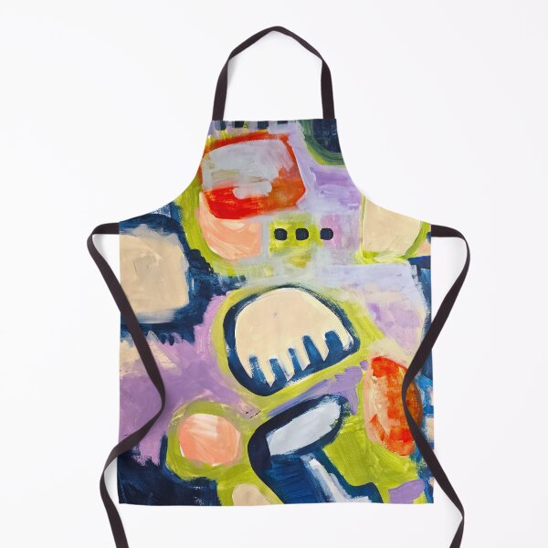 Item preview, Abstract Painting  Orange, Red, Navy, and Lime Green - 832 designed and sold by NathalieLeRiche.