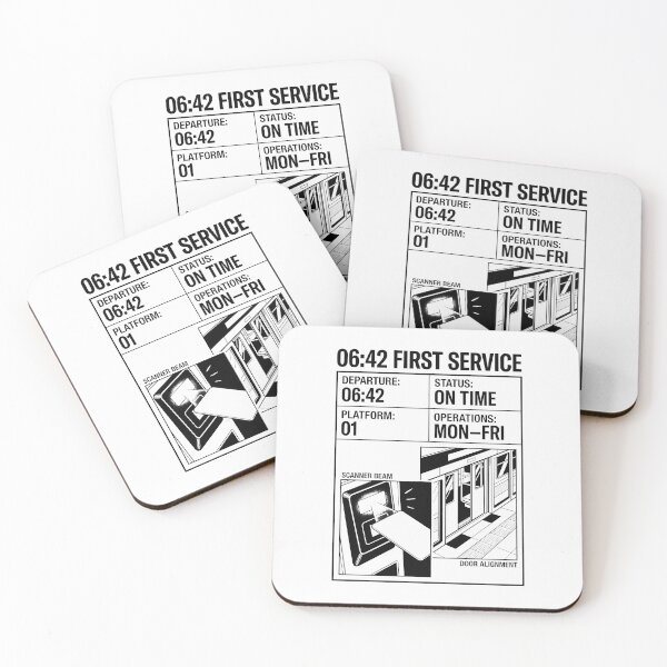 Item preview, First Service Subway Transit Schedule Line Art Graphic designed and sold by SplashTastic.
