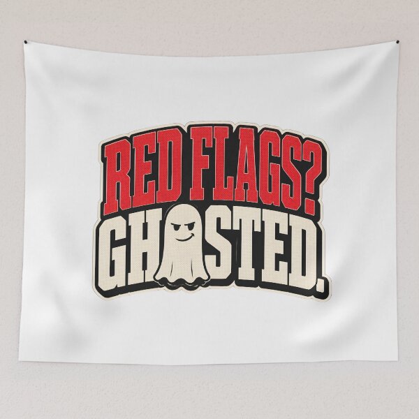 Item preview, ghost the red flag designed and sold by VYRON STUDIO.