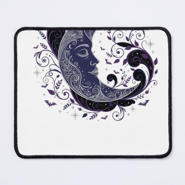 Item preview, Spooky Season Witchy Crescent Moon T-Shirt designed and sold by Wonderland Graphics.