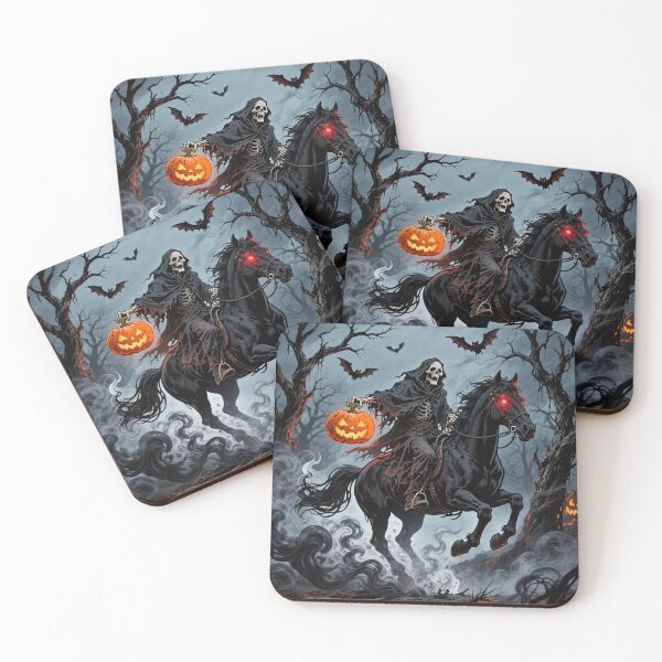 Item preview, Phantom Rider of the Pumpkin Woods designed and sold by aliyehc.