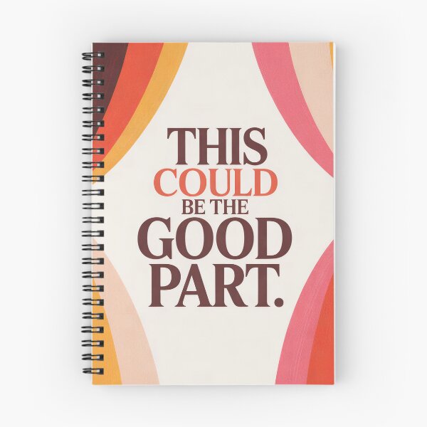 Item preview, This Could Be The Good Part Quote Print, Positive Typography Wall Art, Abstract Motivational Poster designed and sold by QuietCanvasArtworks.