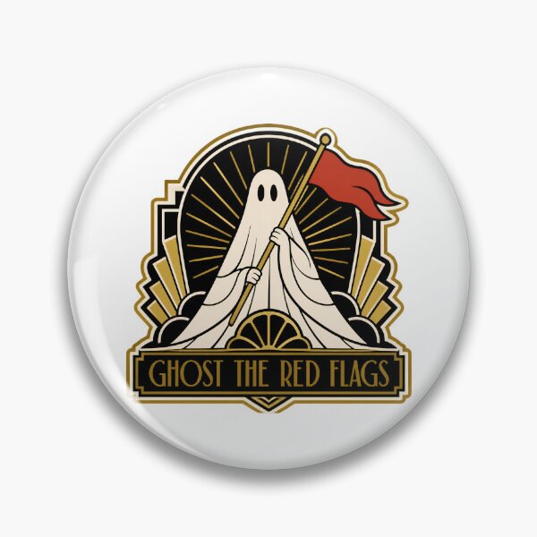 Item preview, ghost the red flag  designed and sold by VYRON STUDIO.