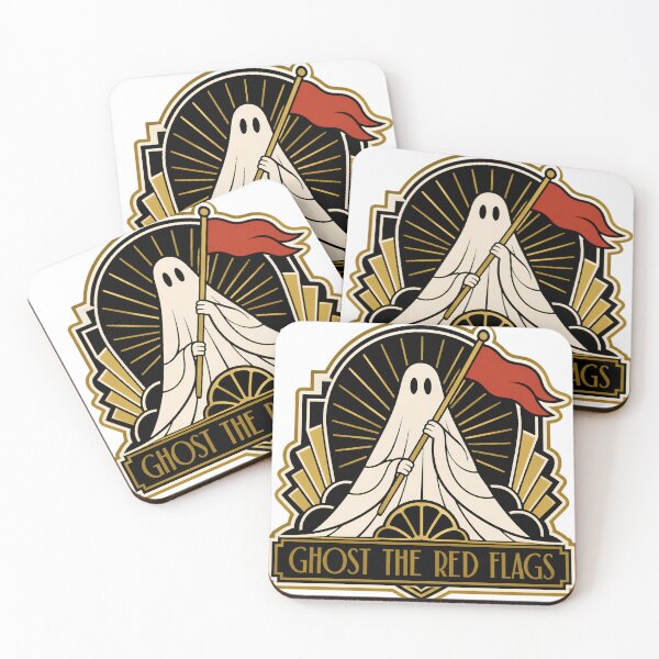 Item preview, ghost the red flag  designed and sold by VYRON STUDIO.