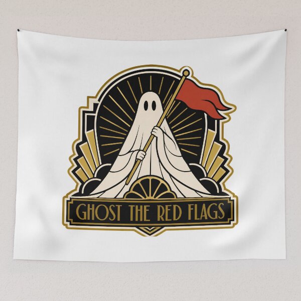 Item preview, ghost the red flag designed and sold by VYRON STUDIO.