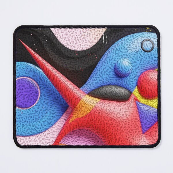Item preview, liquid drawing colorful geometric abstract design designed and sold by SmashingDeals.