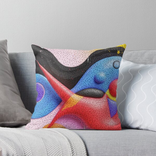 Item preview, liquid drawing colorful geometric abstract design designed and sold by SmashingDeals.