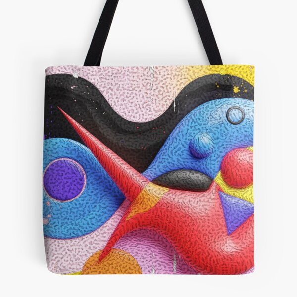 Item preview, liquid drawing colorful geometric abstract design designed and sold by SmashingDeals.