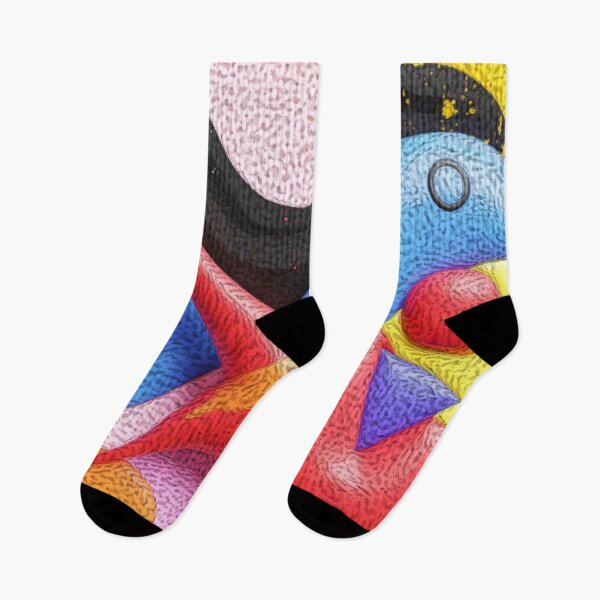 Item preview, liquid drawing colorful geometric abstract design designed and sold by SmashingDeals.