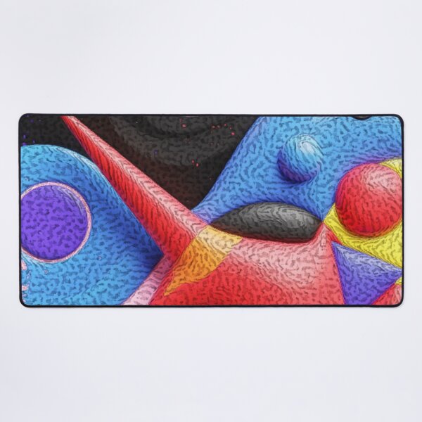 Item preview, liquid drawing colorful geometric abstract design designed and sold by SmashingDeals.