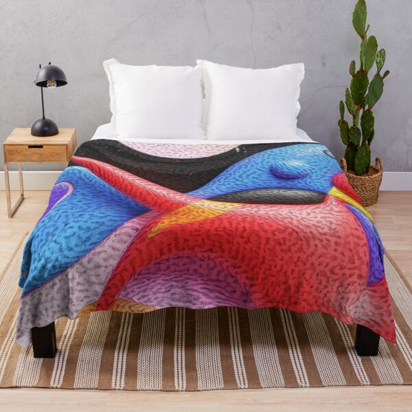 Item preview, liquid drawing colorful geometric abstract design designed and sold by SmashingDeals.