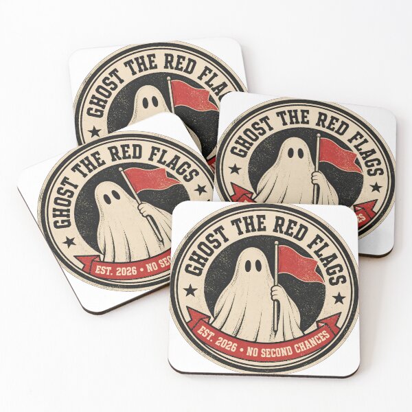 Item preview, ghost the red flag  designed and sold by VYRON STUDIO.