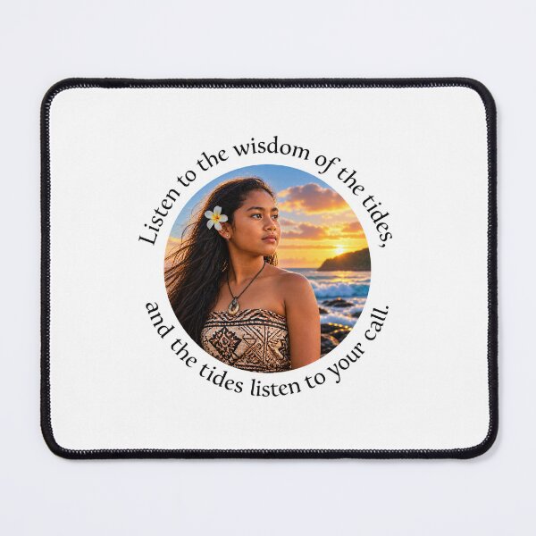 Item preview, Polynesian Nature Proverb - Listen to the wisdom of the tides | Pacific Art designed and sold by ShakaLife.org.