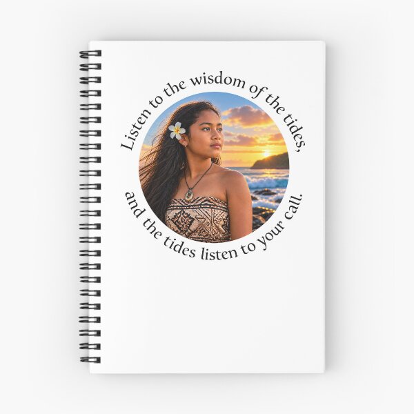 Item preview, Polynesian Nature Proverb - Listen to the wisdom of the tides | Pacific Art designed and sold by ShakaLife.org.