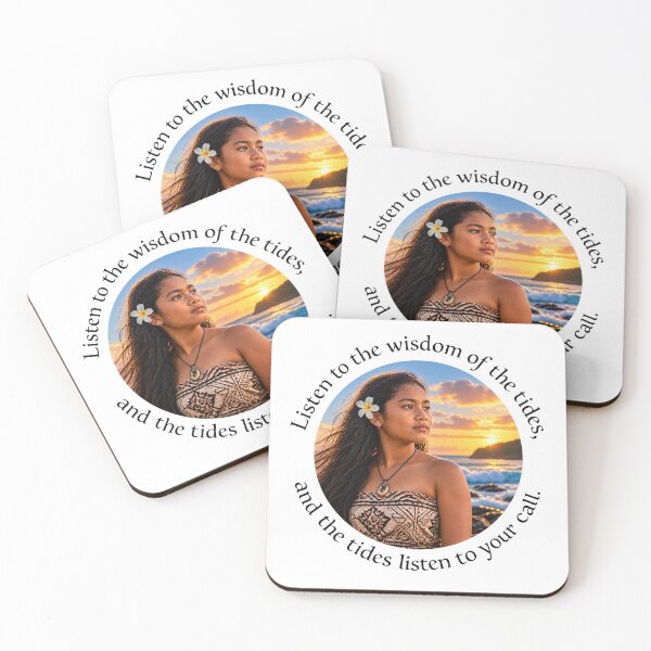 Item preview, Polynesian Nature Proverb - Listen to the wisdom of the tides | Pacific Art designed and sold by ShakaLife.org.