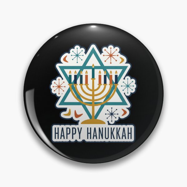 Item preview, Happy Hanukkah — Mid Century Atomic Menorah designed and sold by TheCalmEdit.