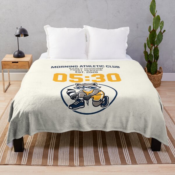 Item preview, Morning Athletic Club Early Bird 05:30 Raccoon Fitness Humor designed and sold by SplashTastic.