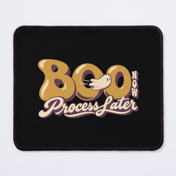 Item preview, Boo Now Process Later Retro Halloween Ghost Tee designed and sold by PhylonBoxx.